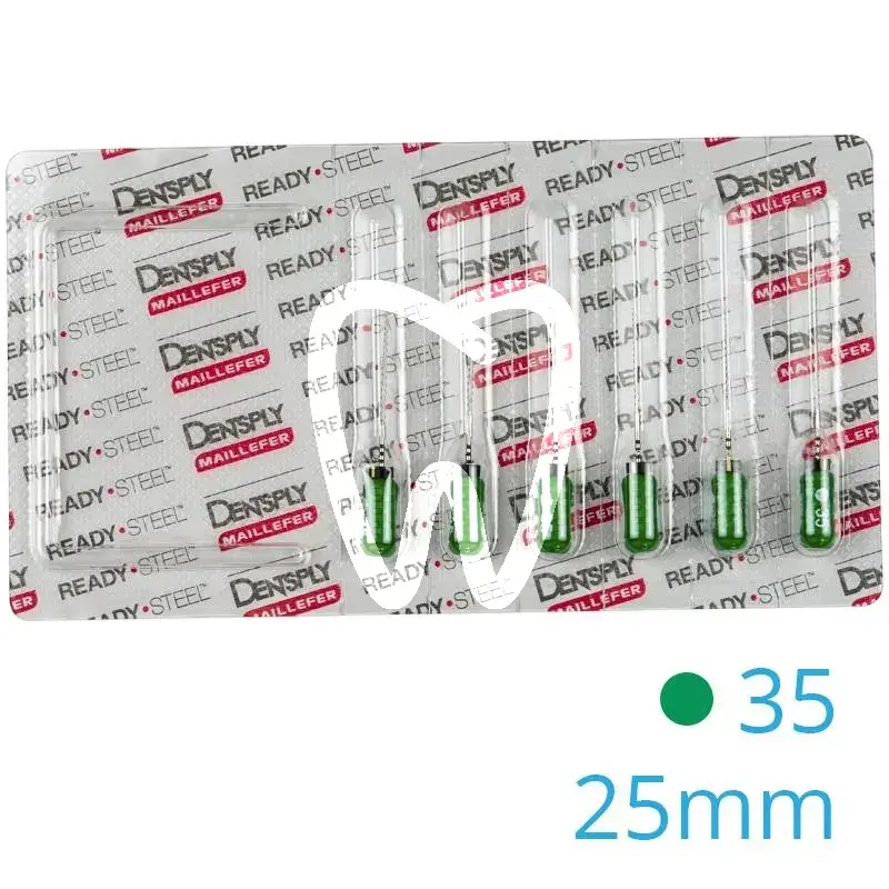 Senseus hedström  035  25mm 6pcs endodontie dentsply sirona