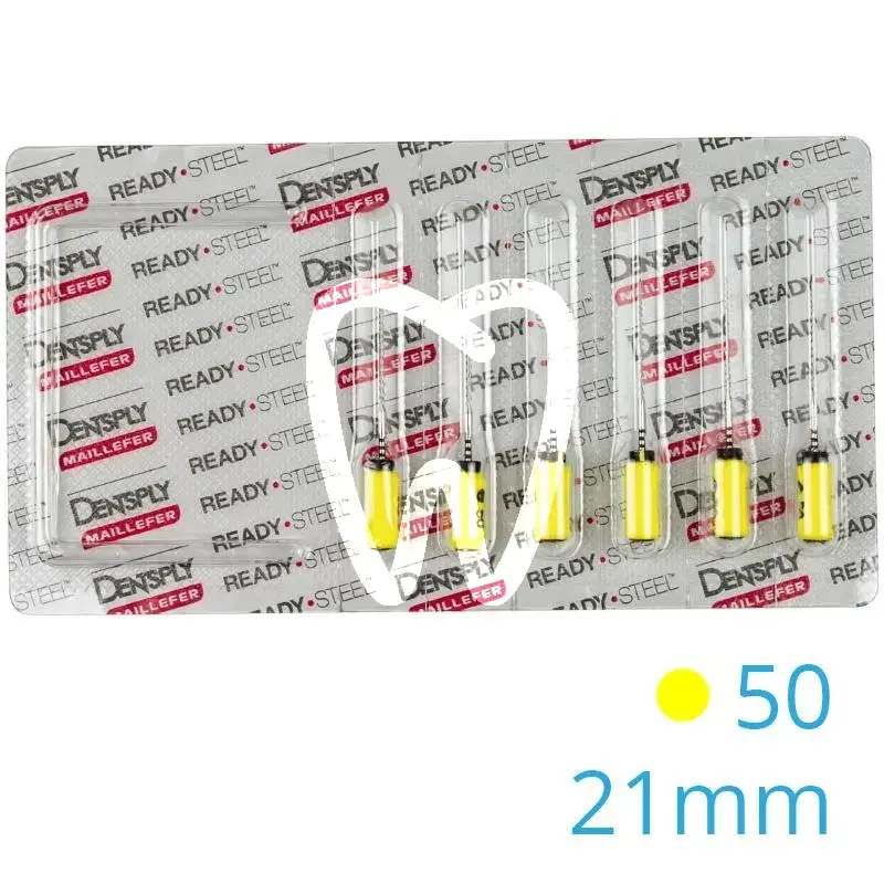 Senseus hedström  050  21mm, 6pcs endodontie dentsply sirona