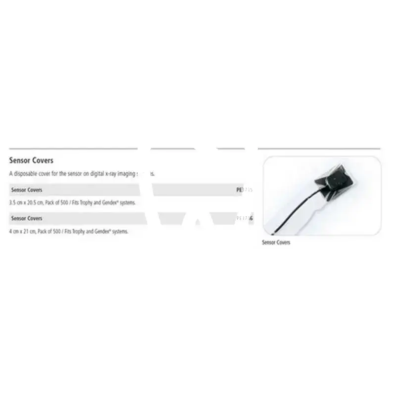 Sensor covers 4x21cm 500pcs usage unique kerrhawe