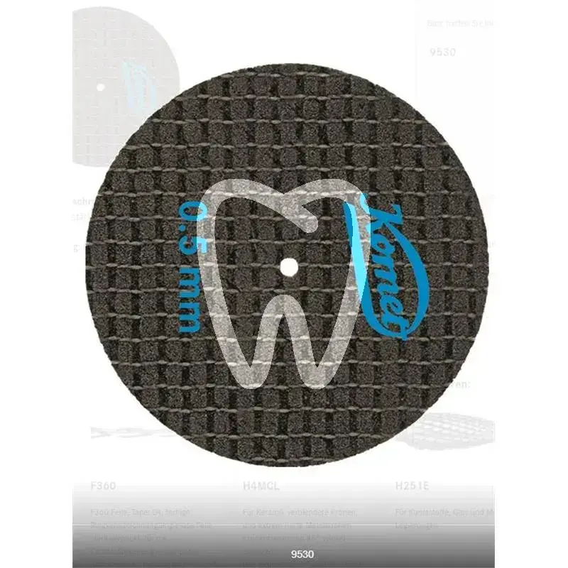 Separeerschijf 9530/220 x10st. blauw - 9530.900.220 médicaments et technique dentaire komet