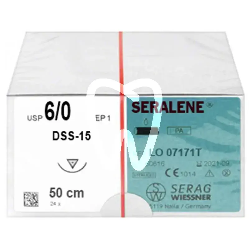 Seralene blau usp 6/0  dss-15  2dtz chirurgie serag wiessner