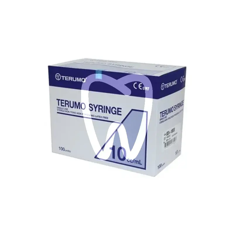 Seringue luer lock 10 ml. x100 pcs. usage unique terumo
