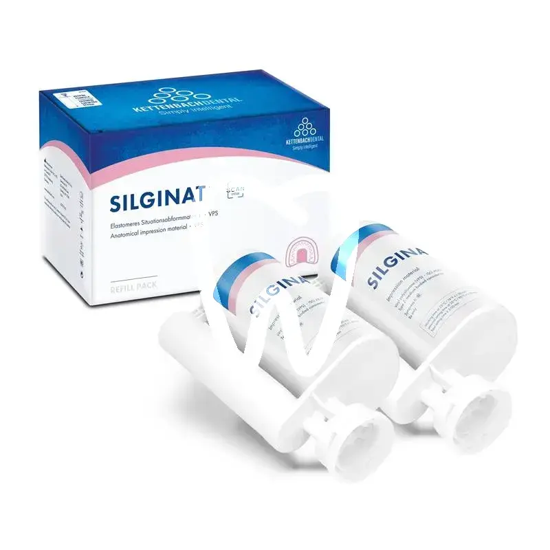 Silginat kartusche 2x380ml refill matériaux d'empreinte kettenbach