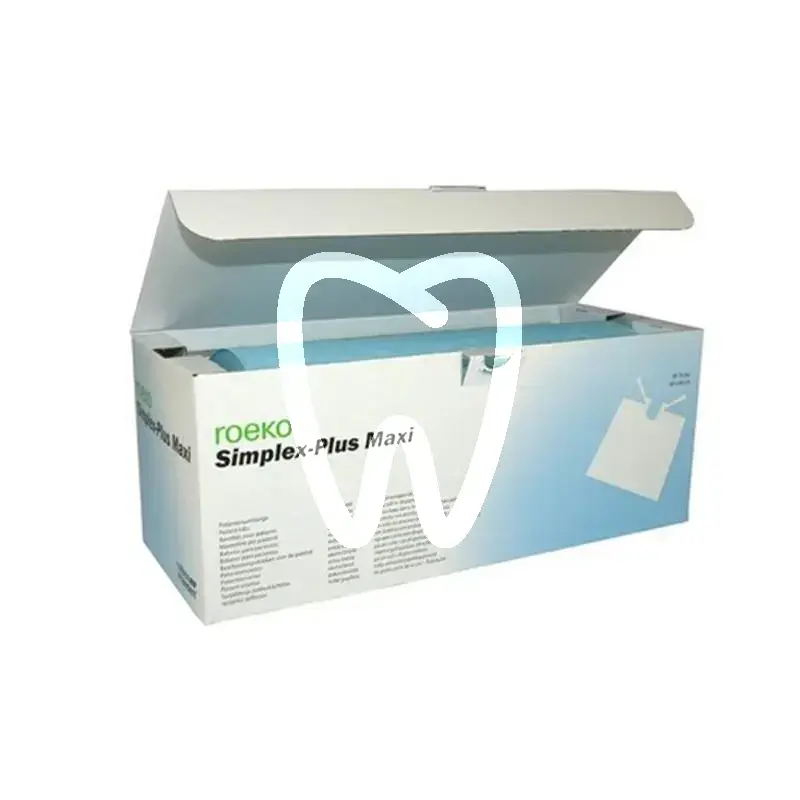 Simplex plus maxi tablier bleu 60x60cm, 80pcs usage unique roeko