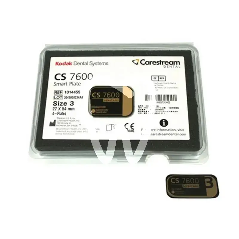 Smart plate pour cs7600 taille 3 - 1059997, 4pcs radiographie carestream