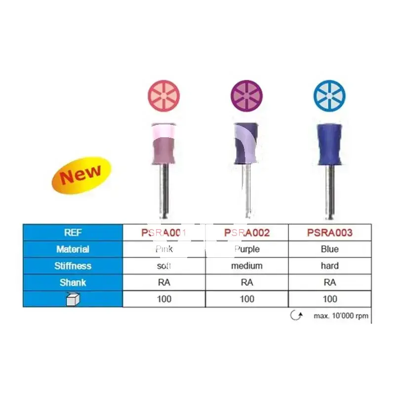 Smart prophy soft ra skirt – cupules de prophylaxie souples rose, 100 pièces matériel de polissage stoddard