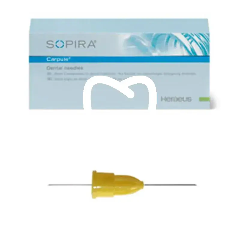 Sopira carpule aiguille 30g 0,30x16 mm vert intraligamentaire anesthésie kulzer