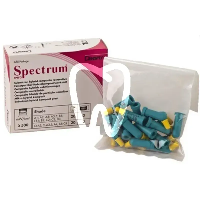 Spectrum tph 3 compules b2 20x0,25g composites et accessoires dentsply sirona