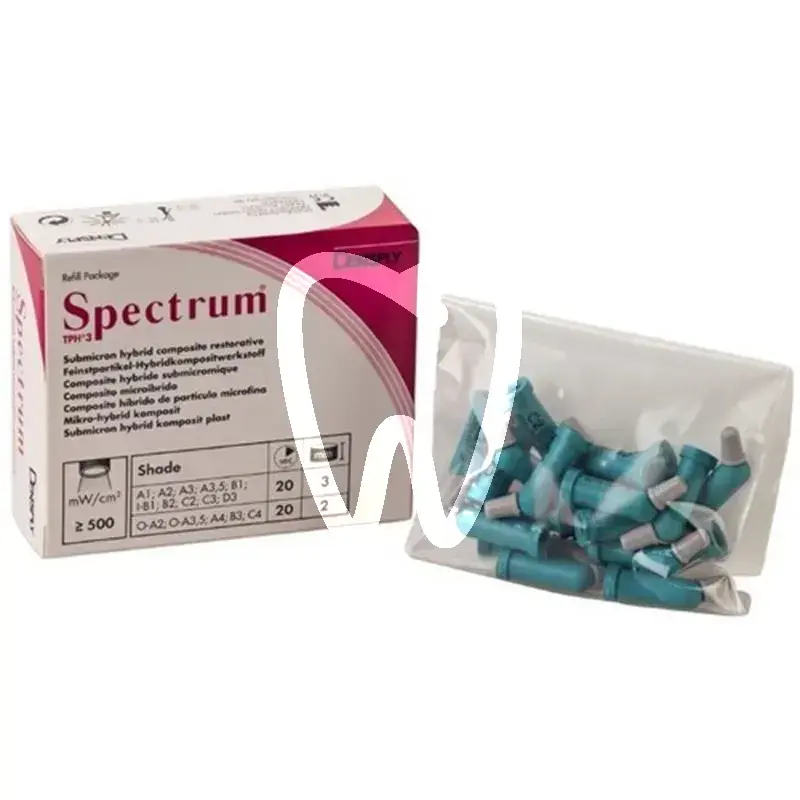 Spectrum tph 3 compules c2 20x0,25g composites et accessoires dentsply sirona