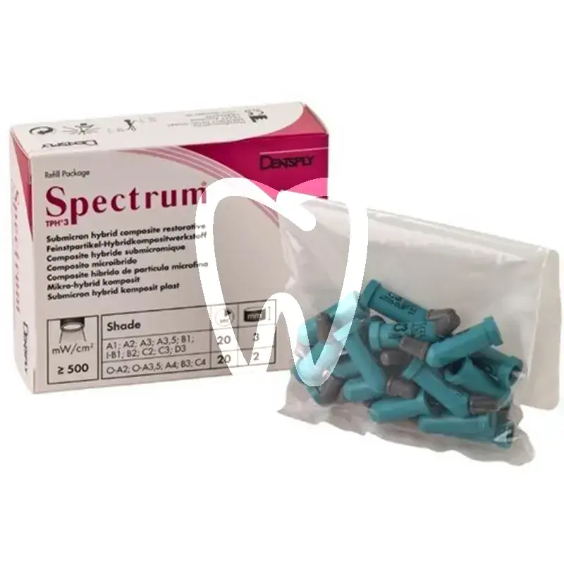 Spectrum tph 3 compules c3 20x0,25g composites et accessoires dentsply sirona