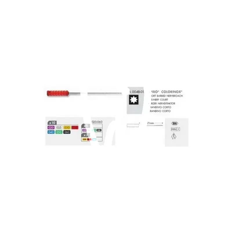 Spiro colorinox 060 21mm 10pcs endodontie dentsply sirona