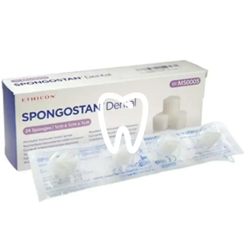 Spongostan – éponge hémostatique résorbable en gélatine, stérile, 1 x 1 x 1 cm, 24 pcs médicaments et technique dentaire johnson&johnson