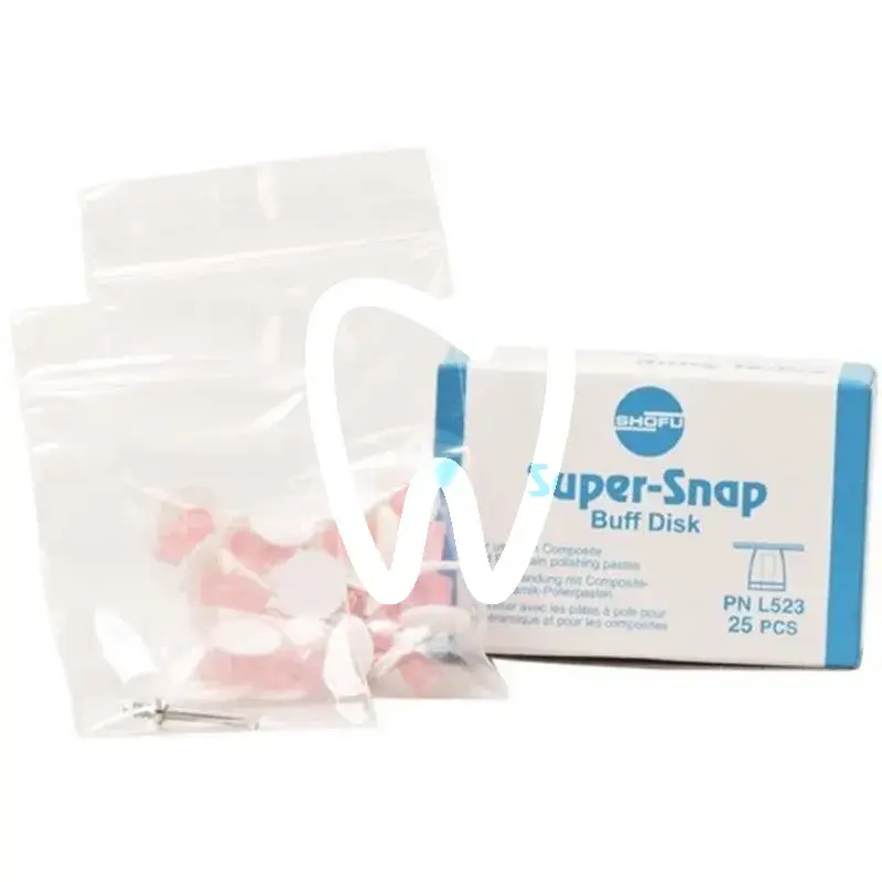 Super-snap buff disk m.mandrell pa matériel de polissage shofu