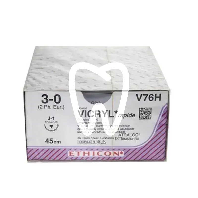 Vicryl rapid ungefärbt 3-0 j1 0,45 3dtz chirurgie ethicon