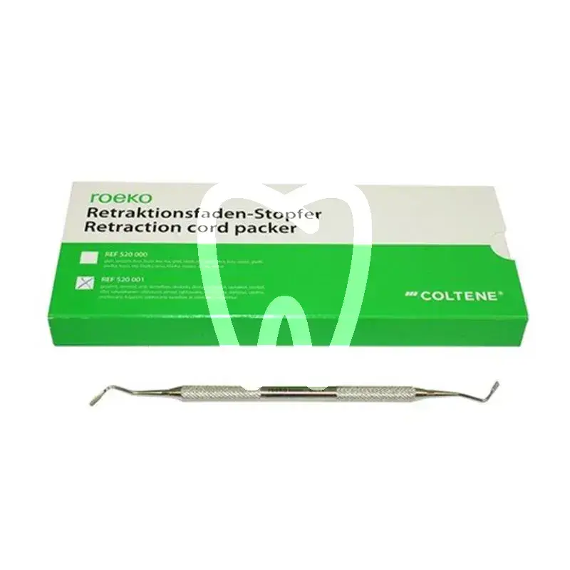 Tassoir pour fil de rétraction dentelé pcs matériaux d'empreinte roeko