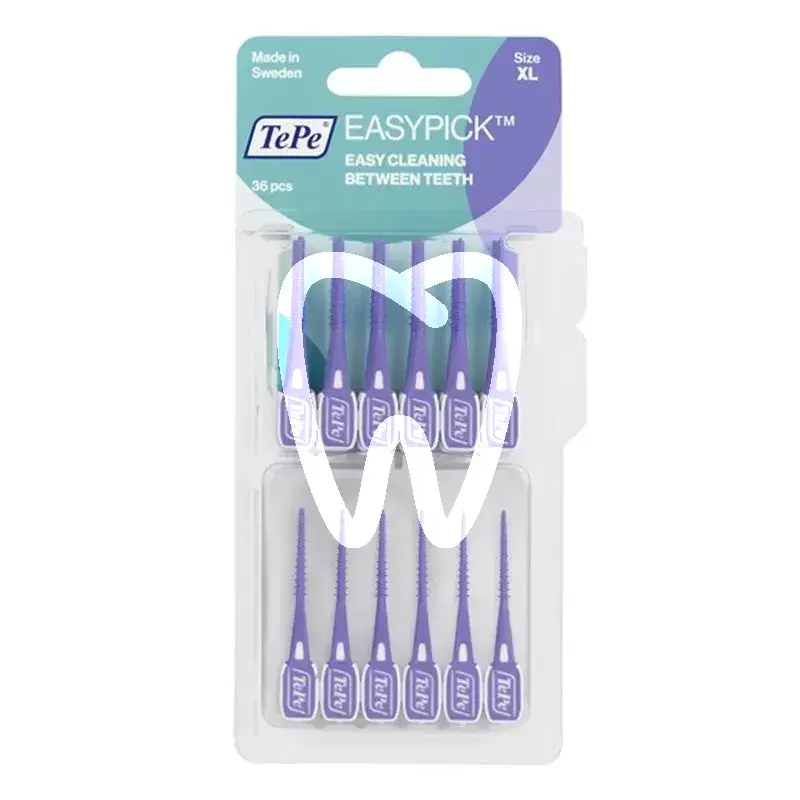 Tepe easypick xl lila, blister 36pcs prévention tepe