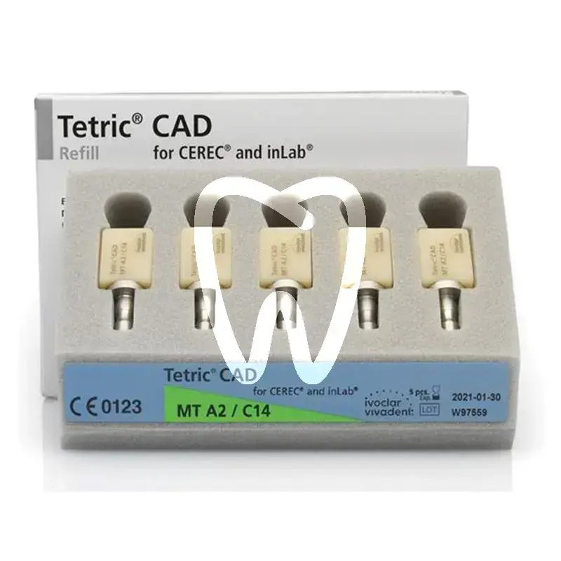 Tetric cad cerec/inlab mt a2 c14/5 cfao ivoclar