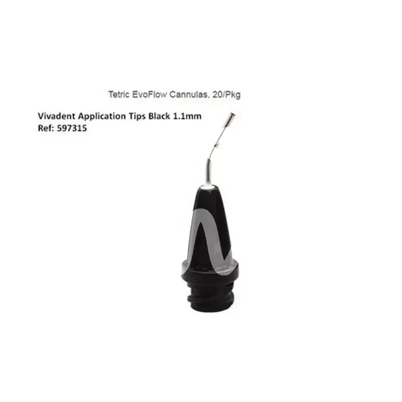 Tetric evoflow embout applicateur, 20pcs composites et accessoires ivoclar