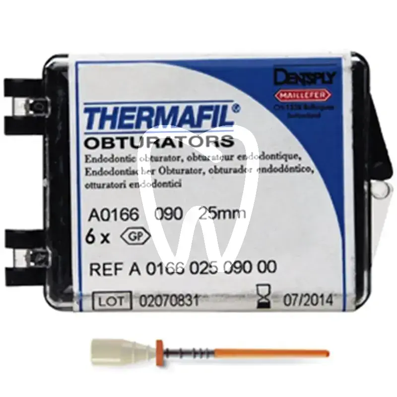 Thermafil obturateur 25mm 090 6pcs endodontie dentsply sirona