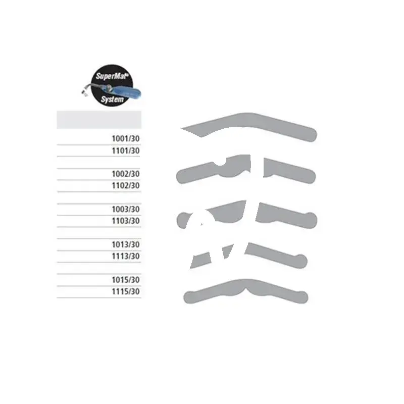 Tofflemire matr.0,03mm 30st matrices et coins kerrhawe