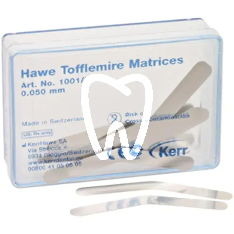 Tofflemire matr.0,05mm 1001/30 30pcs matrices et coins kerrhawe