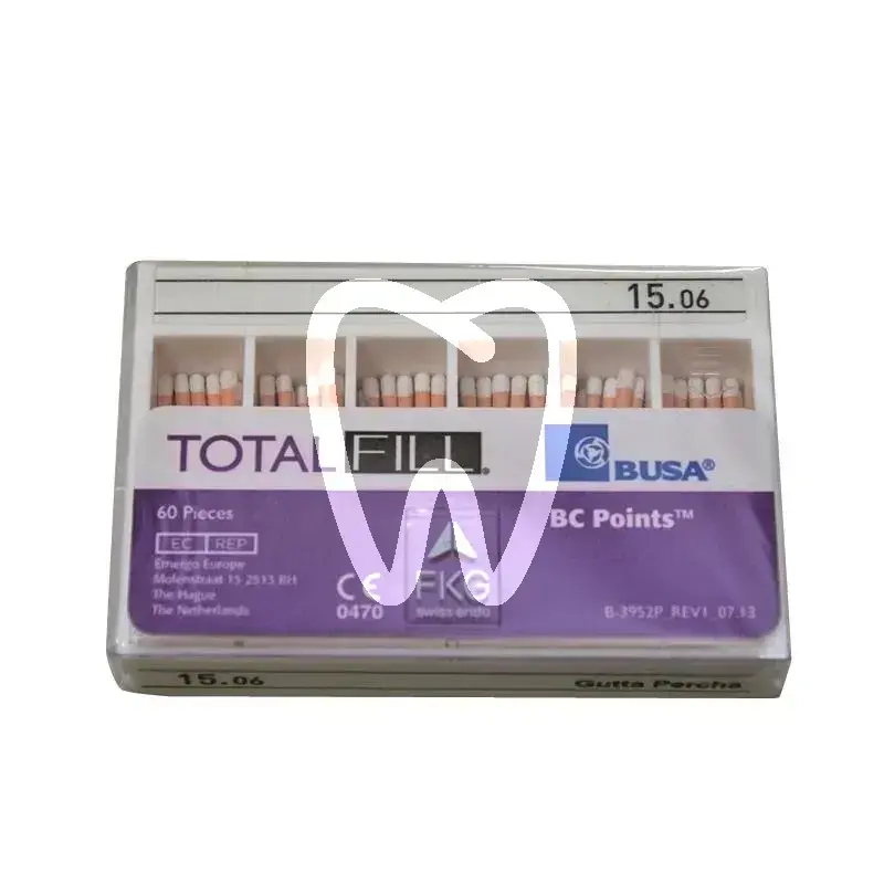 Total fill bc points .04  iso 050, 60pcs endodontie fkg