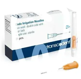 Transcodent aig. irrig. endo 6400 g23 0,6x25, 25pcs usage unique transcodent