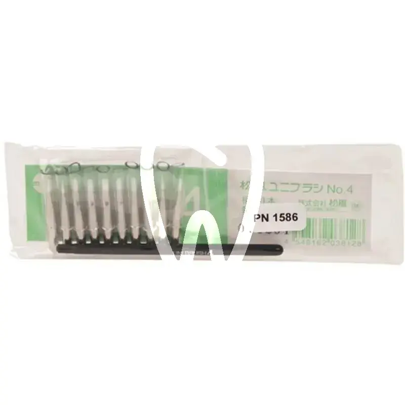 Uni brush nr. 4 solidex pa matériel de polissage shofu