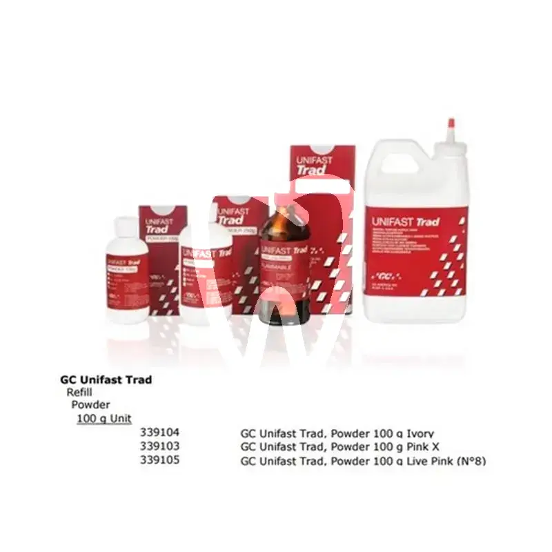 Unifast trad plv. pink   100g pa résines gc
