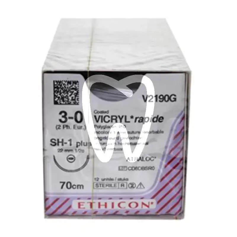 Vicryl rapide 3-0 70cm sh1+ v2190g x12st chirurgie ethicon