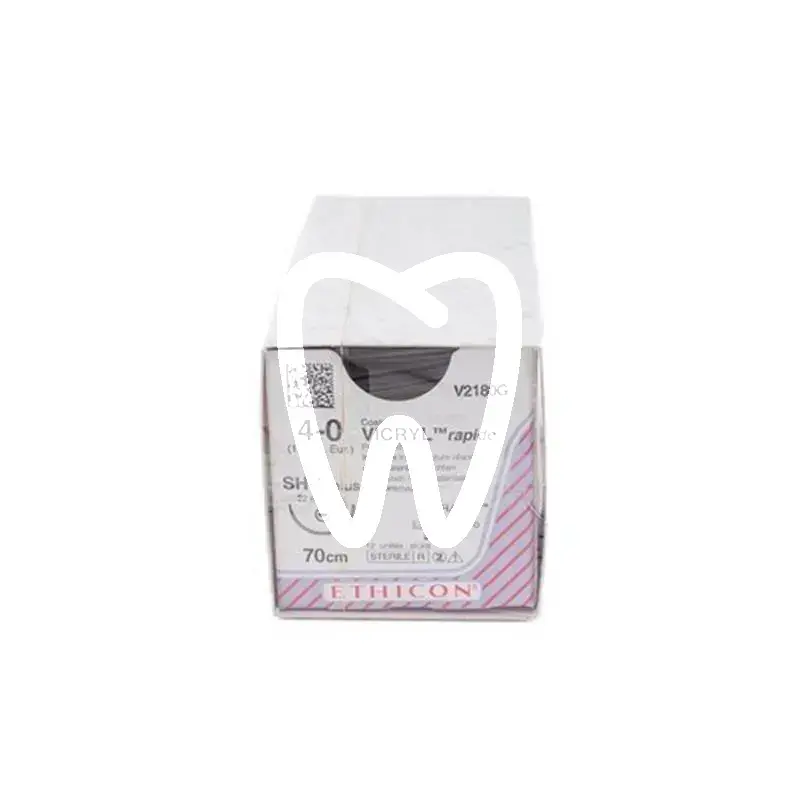 Vicryl rapide 4-0 70cm sh1+ v2180g x12st chirurgie ethicon