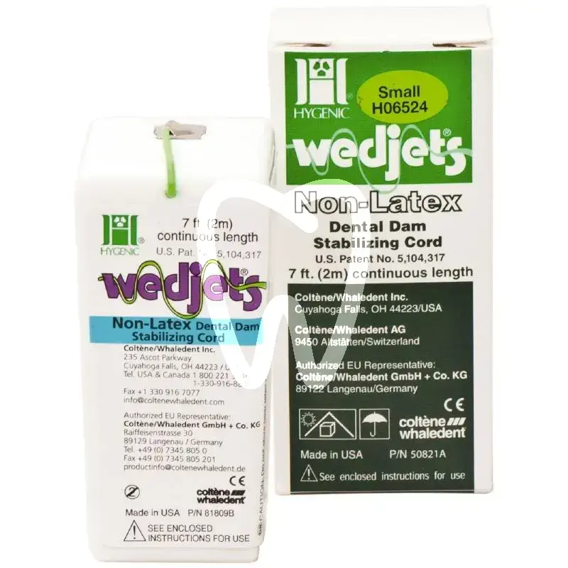 Wedjets sans latex fin vert matrices et coins coltene