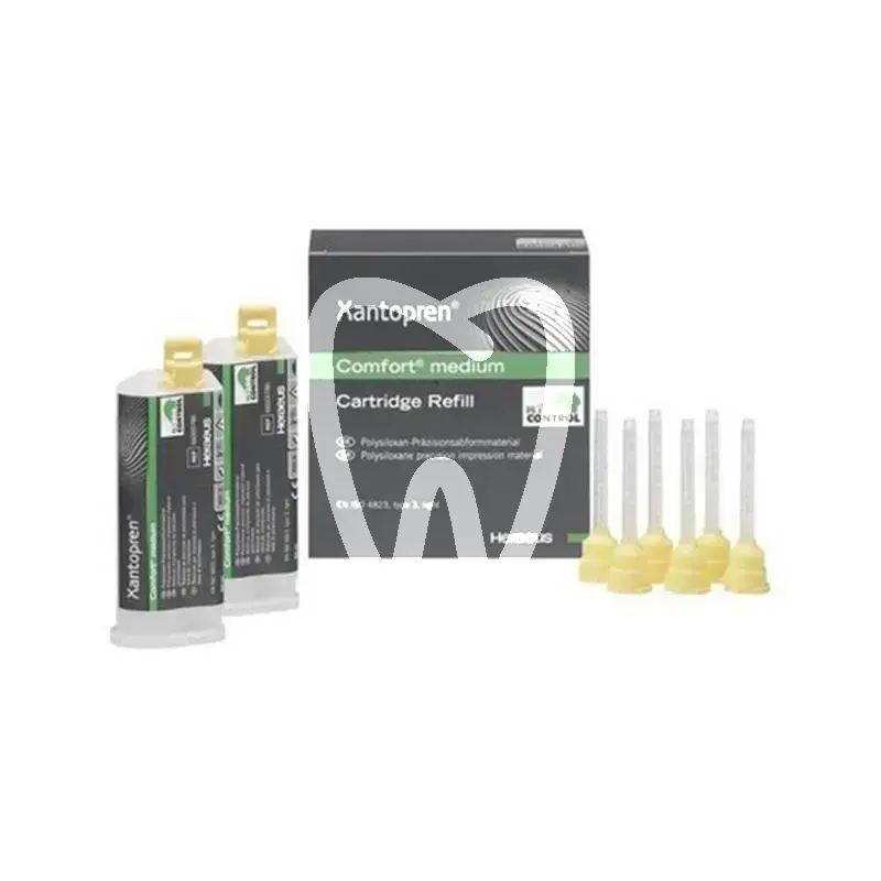 Xantopren comfort medium vert matériaux d'empreinte kulzer