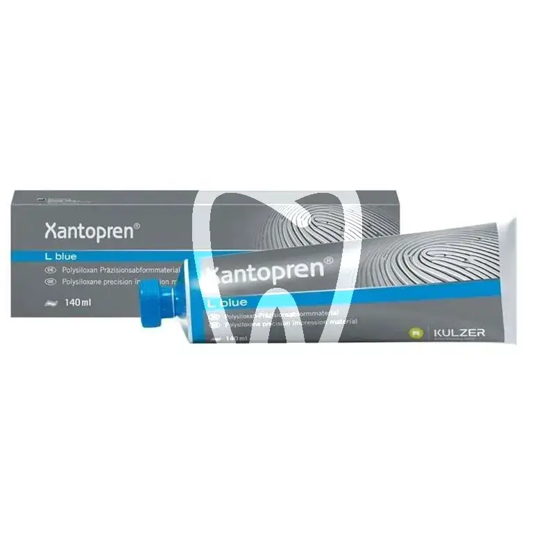 Xantopren l bleu tube matériaux d'empreinte kulzer