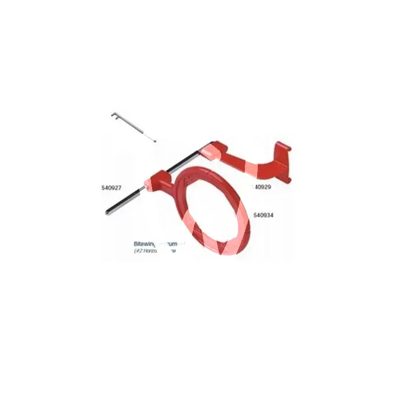 Xcp bras d´ailette de mordançage - rouge radiographie dentsply rinn