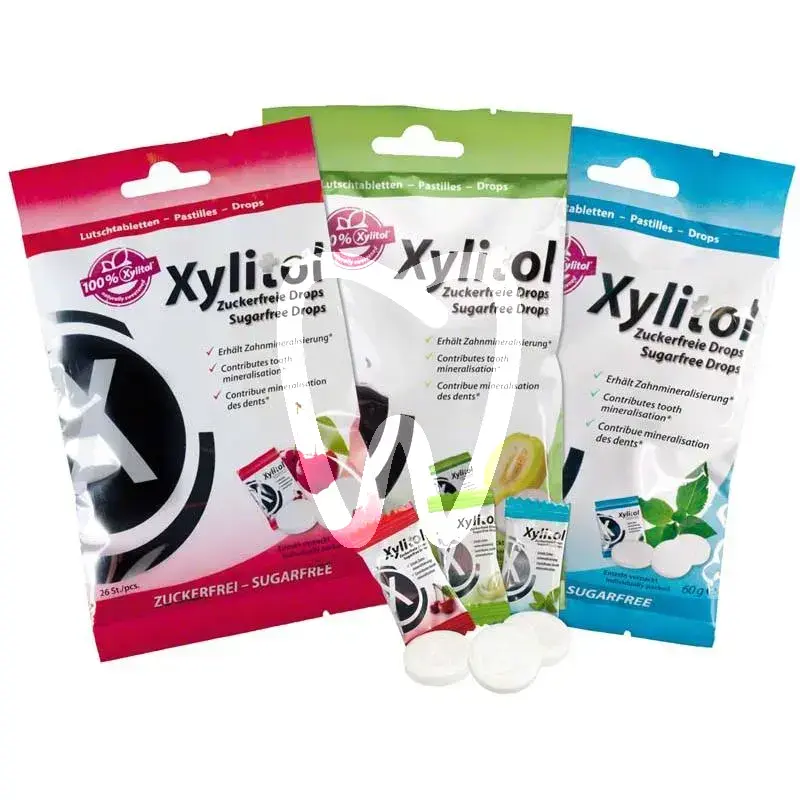 Xylitol drops minze 60g 26st prévention hager&werken