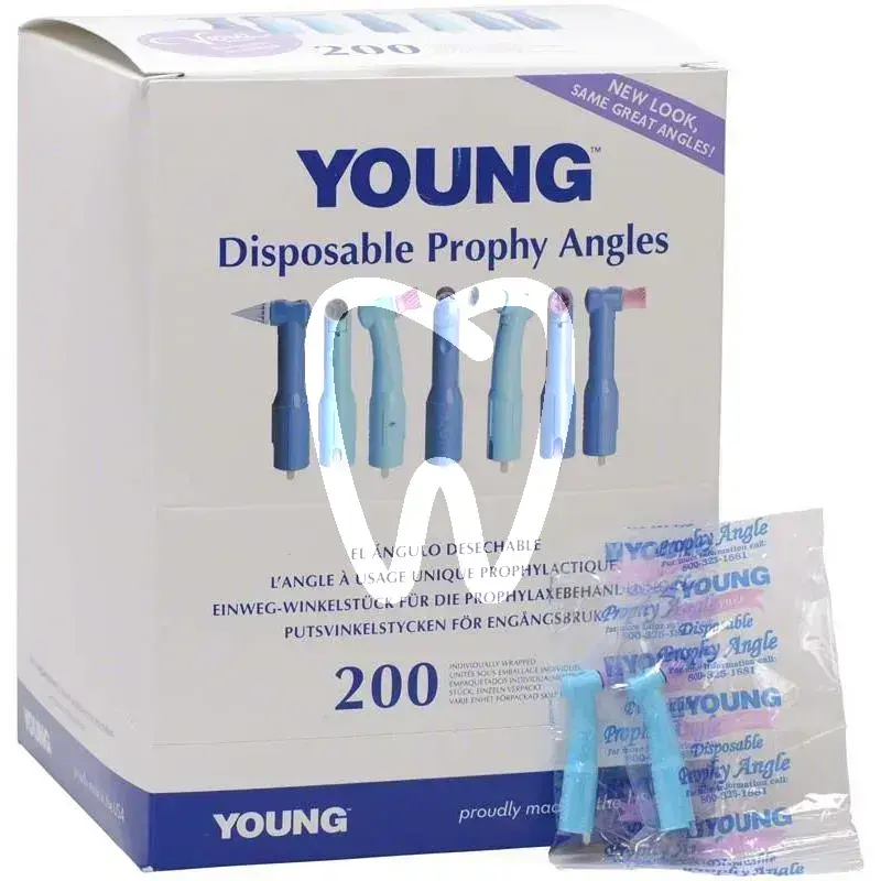 Young contra elite cup souple lila, 200pcs matériel de polissage young